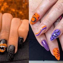 The most beautiful Halloween nail art