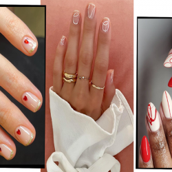 Manicure ideas for celebrate Valentine's Day