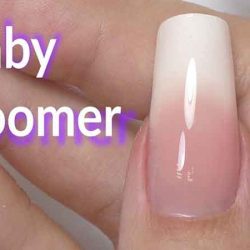 How to make Baby Boomer nails?